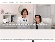 Tablet Screenshot of innere-medizin-koeln.de